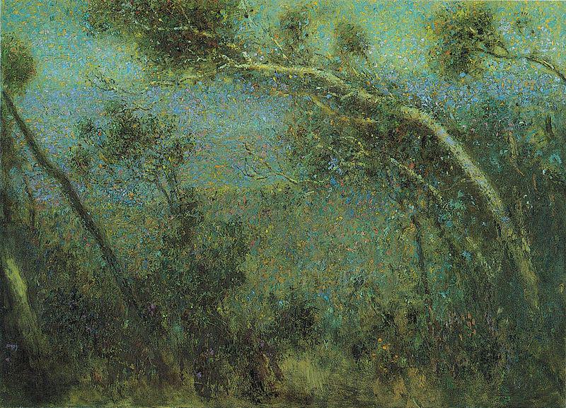 Charles W. Bartlett Twilight on Tantalus France oil painting art